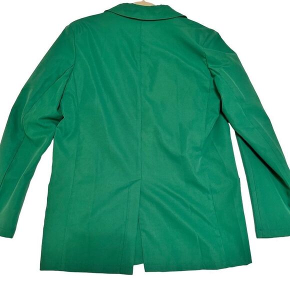 NWOT Shein Green Oversized Business Single Breasted Blazer Size Small - Picture 5 of 12